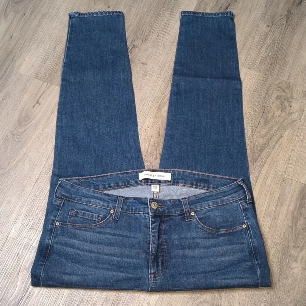 High Rise Skinny w/ 29" Inseam Vintage America sac300 Size 14 - Picture 2 of 5